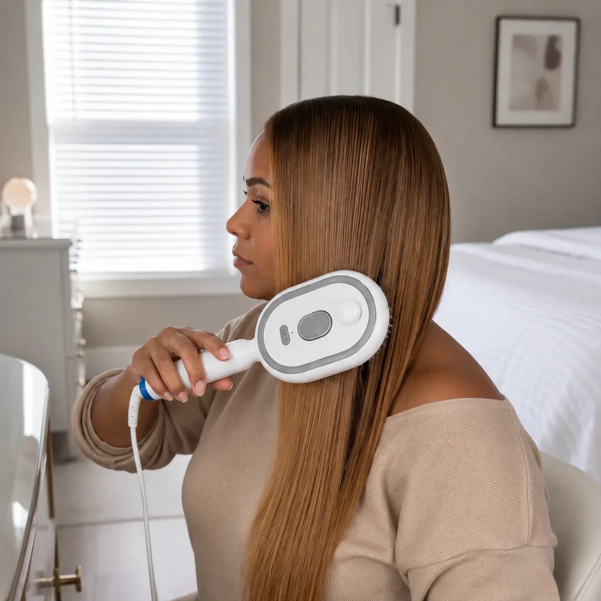 🌟 Brosse lissante magique